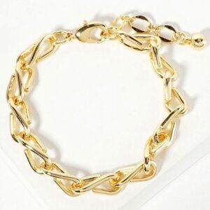 GOLD DIPPED CHUNKY CHAIN BRACELET